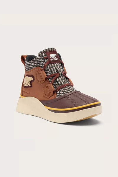 Sorel Varsity Out N About IV Waterproof Boots for Women in Rustic Brown