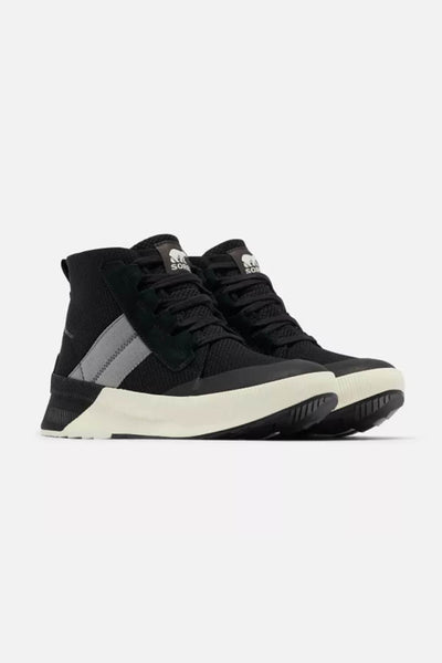 Sorel Out N About Mid Sneakers for Women in Black