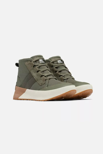 Sorel Out N About Mid Sneakers for Women in Green