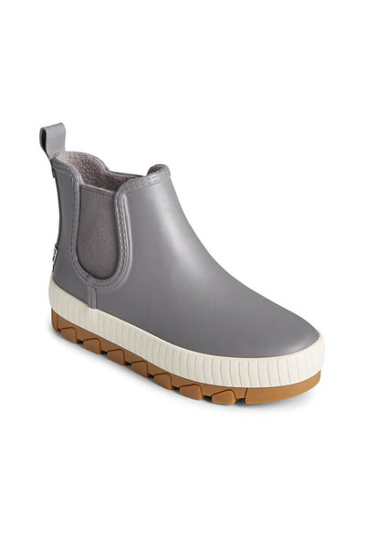 Sperry Torrent Chelsea Waterproof Rain Booties for Women in Grey