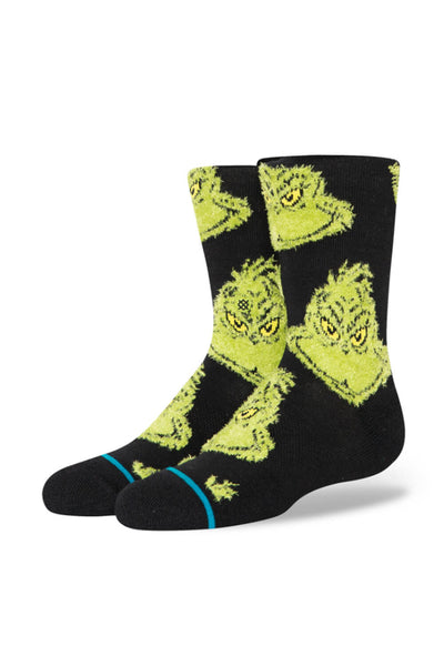 Stance Mean One Crew Socks for Men in Black