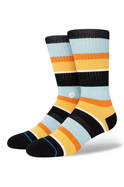 Stance Pascals Crew Socks for Men in Washed Black