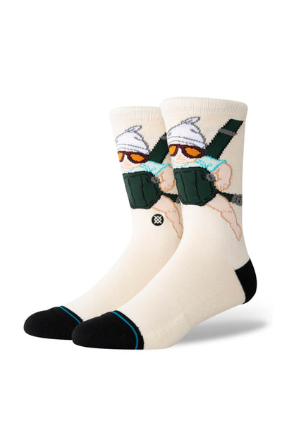 Stance Carlos Crew Socks for Men in Off White