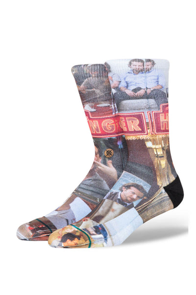 Stance What Happened Crew Socks for Men in Multicolor