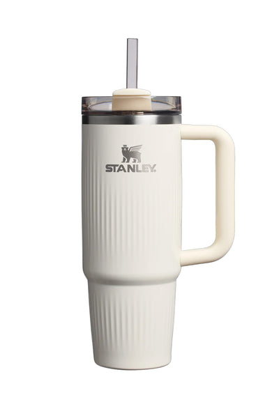 Stanley Quencher H2.0 Fluted 30 oz Tumbler in Cream Gloss