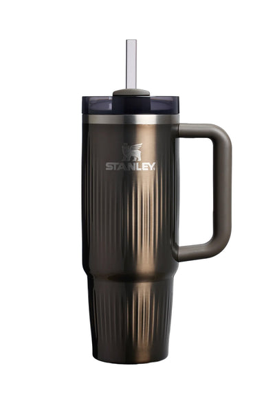 Stanley Quencher H2.0 Fluted 30 oz Tumbler in Gunmetal Shine