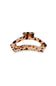 Teleties Medium Open Claw Hair Clip in Blonde Tortoise