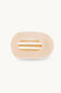 Teleties Medium Flat Round Hair Clip in Beige