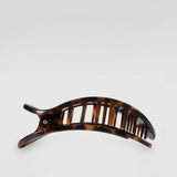 Teleties Medium Flat Round Clip in Tortoise