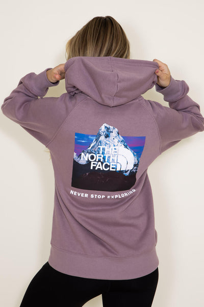 The North Face Box NSE Hoodie for Women in Mauve