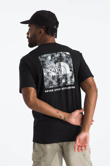 The North Face Never Stop Exploring Box Logo T-Shirt for Men in Black