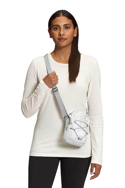 The North Face Jester Crossbody Bag for Women in White/Grey