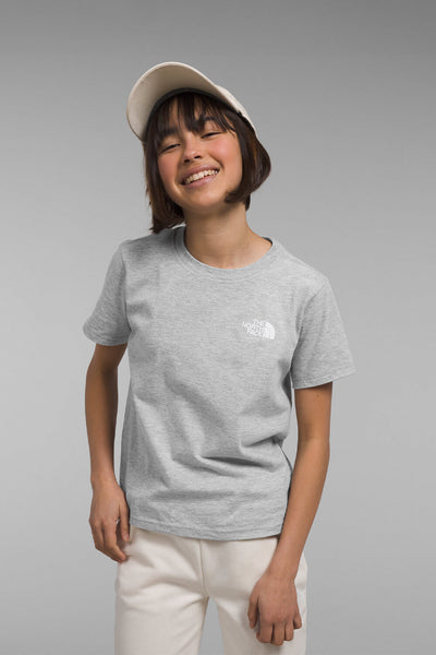 The North Face Youth Graphic T-Shirt for Girls in Grey