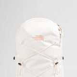 The North Face Jester Backpack for Women in Gardenia White/Burnt Coral Metallic