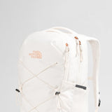 The North Face Jester Backpack for Women in Gardenia White/Burnt Coral Metallic