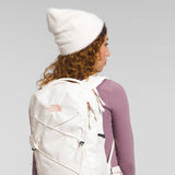 The North Face Jester Backpack for Women in Gardenia White/Burnt Coral Metallic