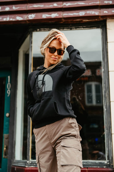 The North Face Jumbo Half Dome Hoodie for Women in Black