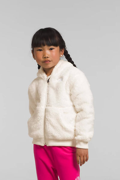 The North Face Youth Suave Oso Full Zip Hooded Jacket for Girls in White