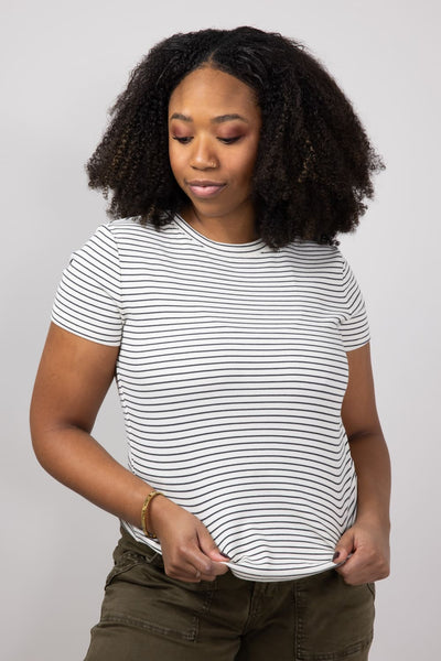 【INCHANT ME】Ribbed Stripe V-Neck Tee 24047_47698a97e9-original.jpg