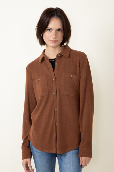 Thread & Supply Lewis Soft Luxe Button Up Shirt for Women in