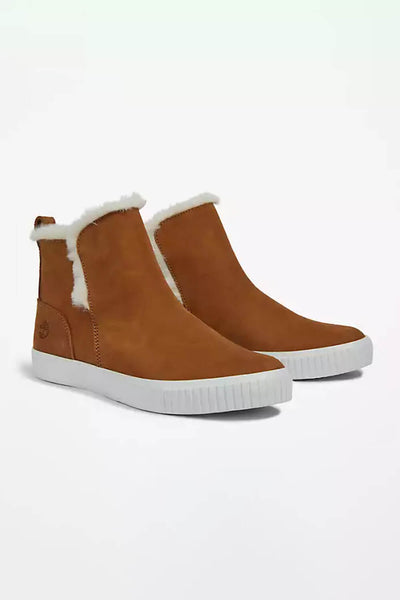 Timberland Skyla Bay Fur Lined Booties for Women in Brown