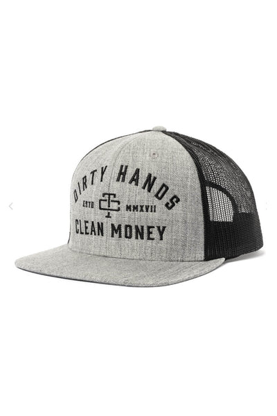 Troll Co. DHCM Embroidered Trucker Hat for Men in Grey