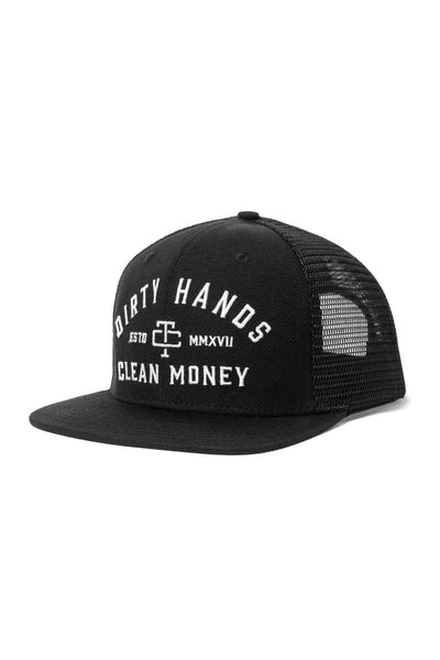 Troll Co. DCHM Meshback Trucker Hat for Men in Black