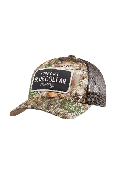 Troll Co. Barricade Curved Brim Trucker Hat for Men in Camo