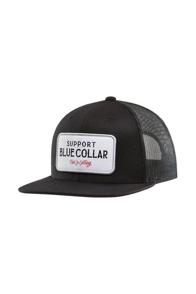 Troll Co. Barricade Snap Back Trucker Hat for Men in Black