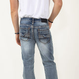 True Luck Arlington Bootcut Stretch Jeans for Men