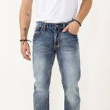 True Luck Arlington Bootcut Stretch Jeans for Men