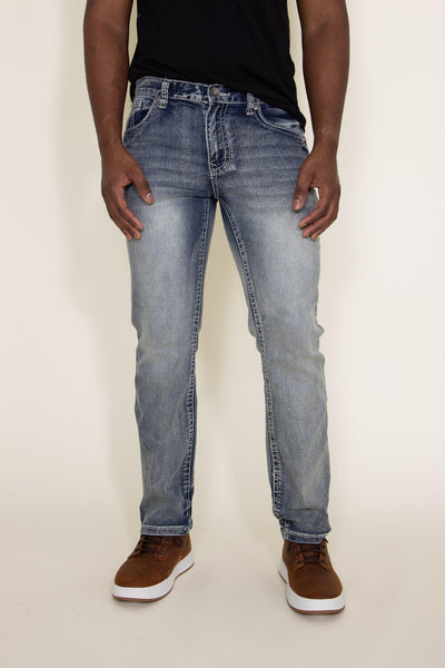 【INCHANT ME】[non-fade] Pin Tuck Long Bootcut Denim PT Barbara Bootcut Jeans - Cooper Blue | NYDJ