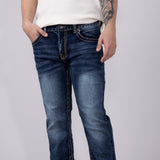True Luck Mason Bootcut Stretch Jeans for Men