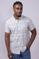 Union Printed Aeromesh Button Up Shirt for Men in Ivory
