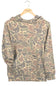 Camo print performance fabric hoodie, with embroidered dog logo on kangaroo pocket