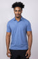 Vintage Summer Jersey Performance Polo for Men in Navy