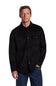 Weatherproof Vintage Faux Suede Shirt Jacket for Men in Black