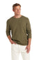 Weatherproof Vintage Merino Blend Roll Neck Sweater for Men in Tea Leaf