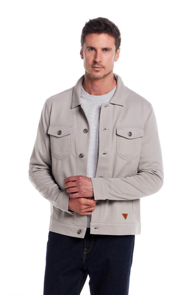 Weatherproof Vintage Twill Jacket for Men in Drizzle Grey