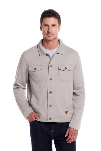 Weatherproof Vintage Twill Jacket for Men in Drizzle Grey