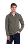 Weatherproof Vintage Pebble Fleece Quarter Zip for Men in Kambara Olive