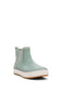 sage boot on white paper