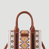 Wrangler Crossbody Tote Bag for Women in Pink/Yellow
