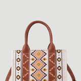 Wrangler Crossbody Tote Bag for Women in Pink/Yellow