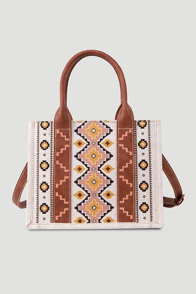 Wrangler Crossbody Tote Bag for Women in Pink/Yellow