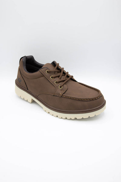 Xray Shoes Lace Up Lug Shoes for Men in Brown