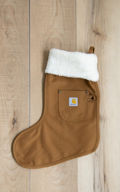 Carhartt Christmas Stocking in Carhartt Brown