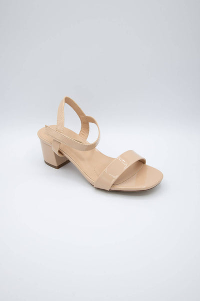 De Blossom Shoes Jamie One Strap Heels for Women in Nude