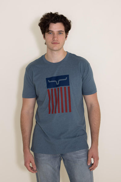 Kimes Ranch Cody T-Shirt for Men in Indigo