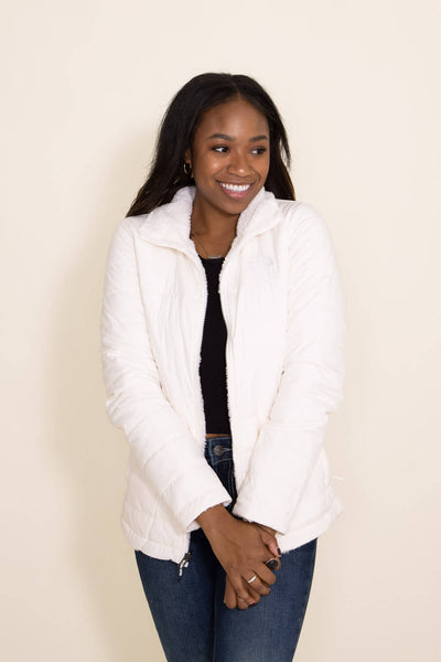 The North Face Mossbud Insulated Reversible Jacket for Women in White